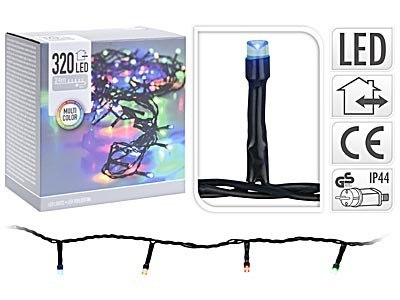 ŁAŃCUCH LED 320 MULTI WW ZEWNĘTRZNY