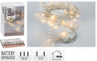 ŁAŃCUCH LED 50 5M DO WEWNĄTRZ NA BATERIE