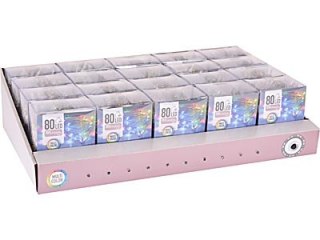 ŁAŃCUCH LED 80L MULTI TIMER3x AA 1,5V NA BATERIE