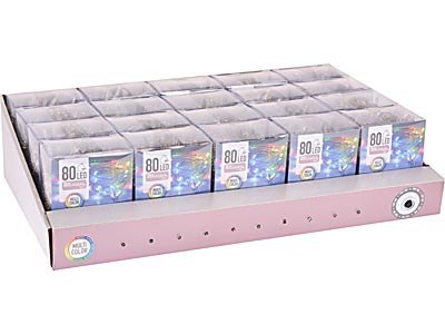 ŁAŃCUCH LED 80L MULTI TIMER3x AA 1,5V NA BATERIE ŁAŃCUCH LED 80L MULTI TIMER3x AA 1,5V NA BATERIE