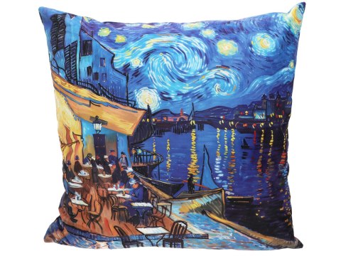 Poduszka z wypełnieniem/suwak - Inspirowana malarstwem V. van Gogh (CARMANI)