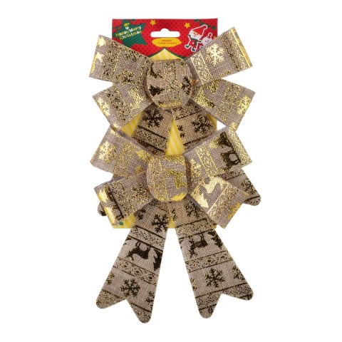 SANTA LILA Komplet 2 Kokard 15x18cm