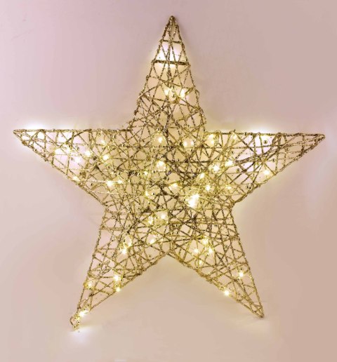 SANTA LILA Ozdoba Gwiazda 45x6cm LED SANTA LILA Ozdoba Gwiazda 45x6cm LED