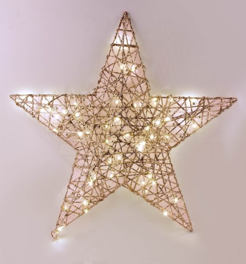SANTA LILA Ozdoba Gwiazda 45x6cm LED SANTA LILA Ozdoba Gwiazda 45x6cm LED