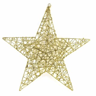 SANTA LILA Ozdoba Gwiazda 60x8cm LED