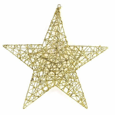 SANTA LILA Ozdoba Gwiazda 60x8cm LED