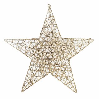 SANTA LILA Ozdoba Gwiazda 60x8cm LED