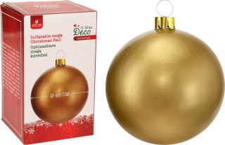 BOMBKA ŚWIĄTECZNA NADMUCHIWANA 45CM ZŁOTA