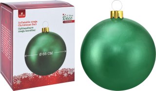 BOMBKA ŚWIĄTECZNA NADMUCHIWANA 65CM ZIELONA