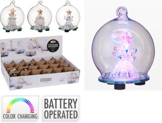 KULA LED Z OZDOBĄ WEWNĄTRZ 3 RODZJE