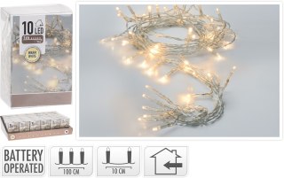 ŁAŃCUCH LED 10 1M DO WEWNĄTRZ NA BATERIE