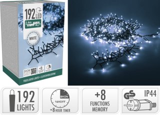 ŁAŃCUCH LED 192LED BIAŁY