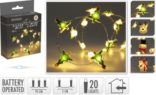 ŁAŃCUCH LED DECO 20LED WEWNĘTRZNY95CM 4RODZAJE
