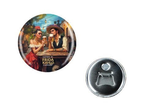 Otwieracz z magnesem - inspirowane malarstwem F. Kahlo (CARMANI)