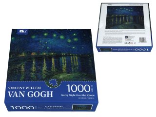 Puzzle - V. van Gogh, Gwiaździsta Noc nad Rodanem, 1000 elementów