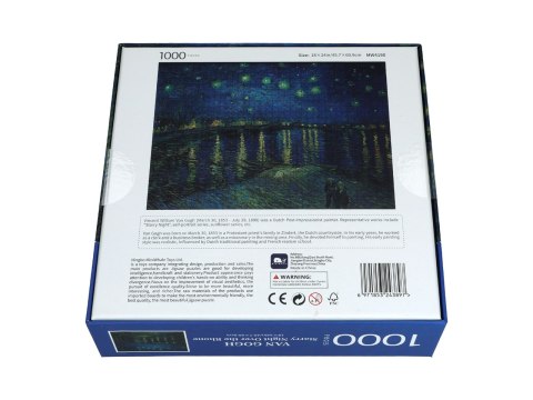 Puzzle - V. van Gogh, Gwiaździsta Noc nad Rodanem, 1000 elementów