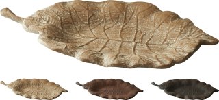 TALERZ DEKORACYJNY LIŚĆ 35,5X21CM