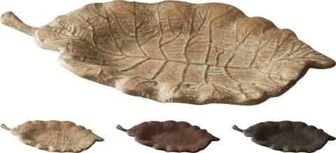 TALERZ DEKORACYJNY LIŚĆ 35,5X21CM