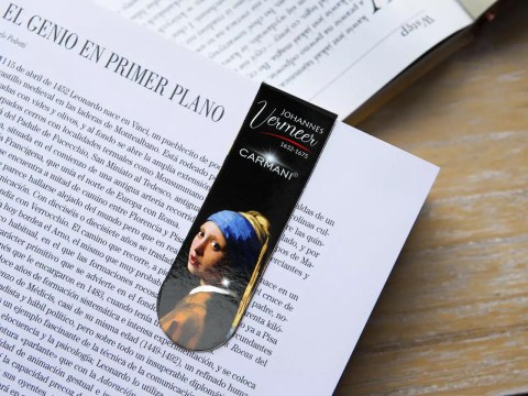 Zakładka magnetyczna - J. Vermeer, Kobieta z perłą (CARMANI)