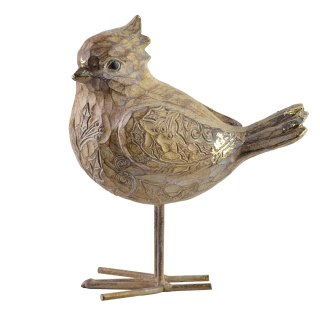 LILA Figura ptak 1szt 14x8x16,5CM