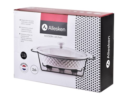 MODERN KITCHEN Naczynie z podgrzewaczem2,6L 42x28x17,5cm