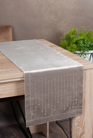 OBRUS ROYAL 3 35 X 140 CM BEŻOWY