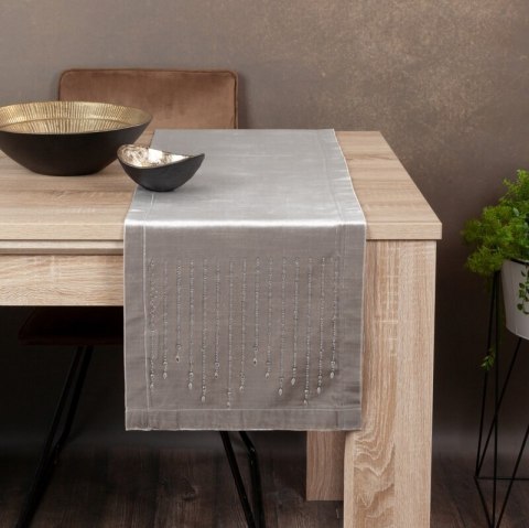 OBRUS ROYAL 3 35 X 220 CM BEŻOWY