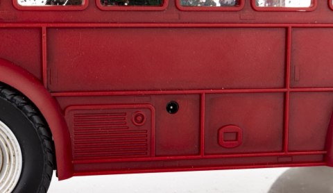 Dekoracja Świąteczny Autobus Z Pozytywką Led