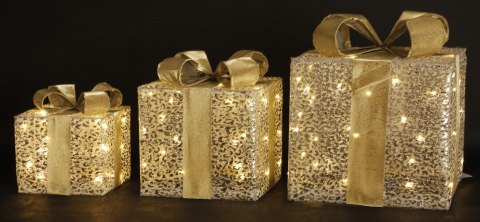 Ozdoba Prezent Led Kpl. 3 Szt.