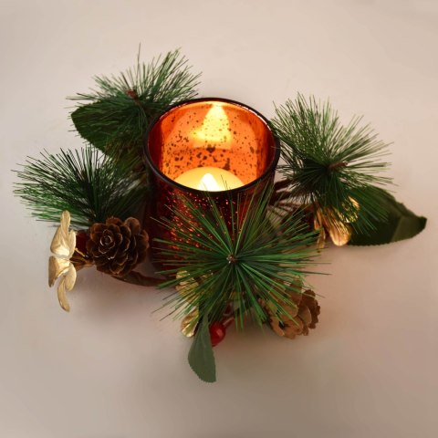 SANTA LILA Świecznik ozdobny 5,5x6,7cm wkład Led