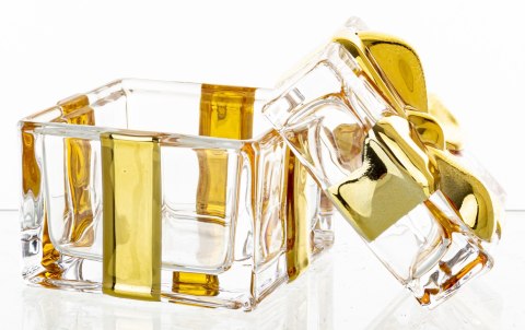 Szklany Pojemnik Z Kokardką