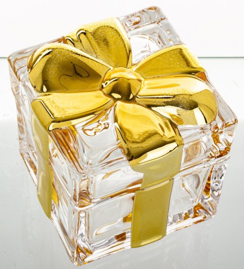 Szklany Pojemnik Z Kokardką