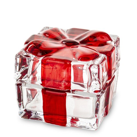 Szklany Pojemnik Z Kokardką