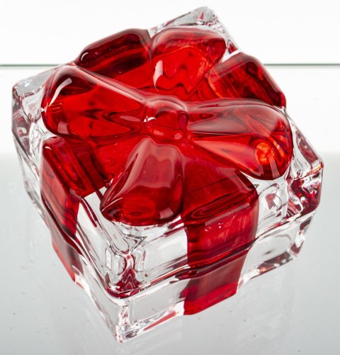 Szklany Pojemnik Z Kokardką