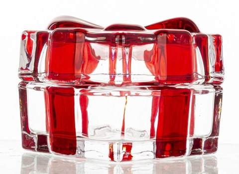 Szklany Pojemnik Z Kokardką