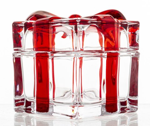 Szklany Pojemnik Z Kokardką