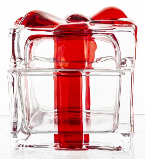 Szklany Pojemnik Z Kokardką