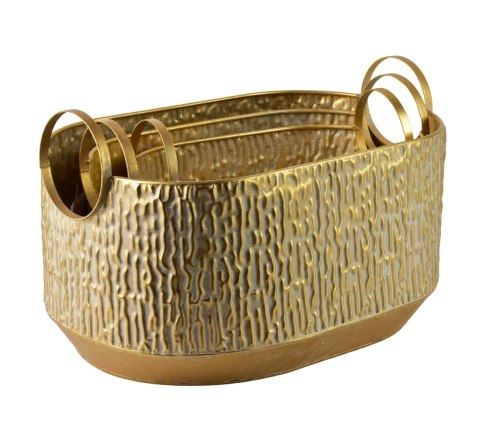 VINTAGE GLOW Komplet 3 osłonekXL 31x48x24 L 26x40x21cm M 21x31x19,5cm