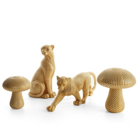 FIGURKA DEKORACYJNA DEAN (03) 15 X 12 X 29 CM ZŁOTY