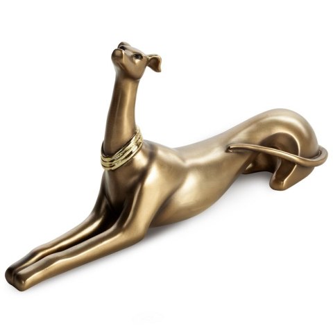 FIGURKA DEKORACYJNA DOG (03) 42 X 9 X 21 CM ZŁOTY