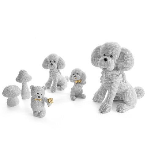 FIGURKA DEKORACYJNA ELDO 10 X 7 X 15 CM SREBRNY