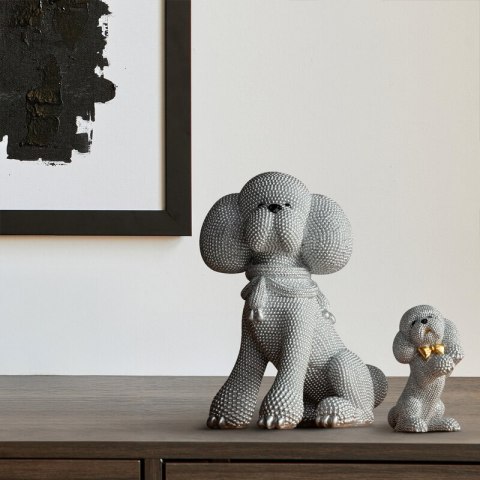 FIGURKA DEKORACYJNA ELDO 10 X 7 X 15 CM SREBRNY