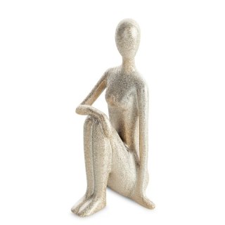 FIGURKA DEKORACYJNA LADY (03) 11 X 10 X 21 CM SZAMPAŃSKI