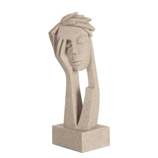 FIGURKA DEKORACYJNA LOGAN (07) 11 X 9 X 28 CM BEŻOWY