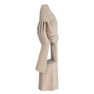 FIGURKA DEKORACYJNA LOGAN (08) 10 X 9 X 33 CM BEŻOWY