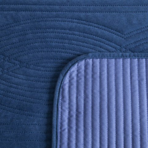 NARZUTA VELVET2 240 X 220 CM GRANATOWY