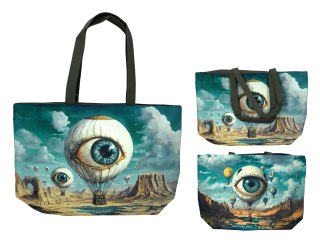 Torba na ramię - inspirowana malarstwem S. Dali (CARMANI)