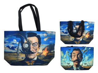 Torba na ramię - inspirowana malarstwem S. Dali (CARMANI)