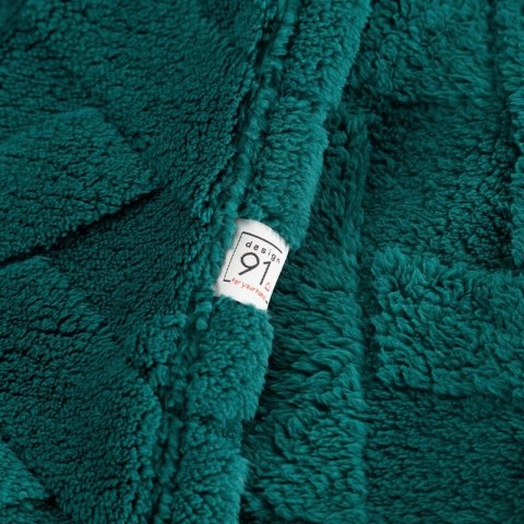 KOC D91 CARO 200 X 220 CM CIEMNOZIELONY