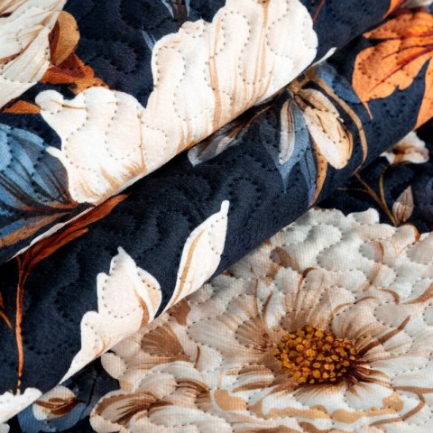 NARZUTA FIORA 200 X 220 CM GRANATOWY